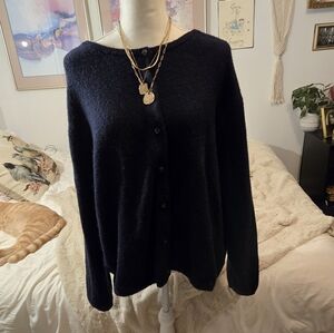 H&M Dark Blue Knit Sweater